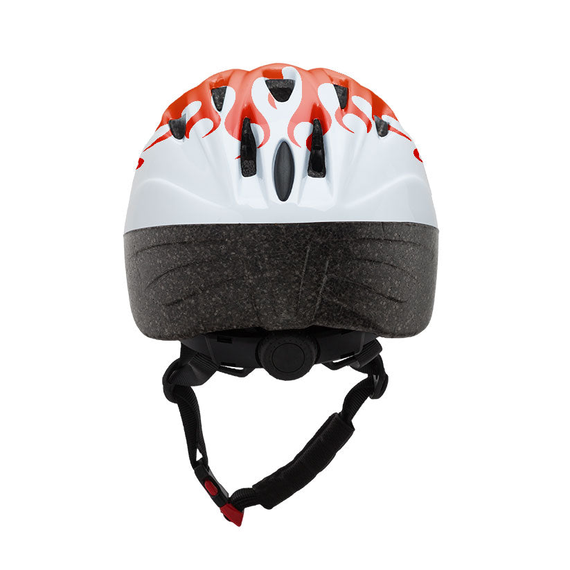Capacete Urban Sports Kids Camo Red Flames