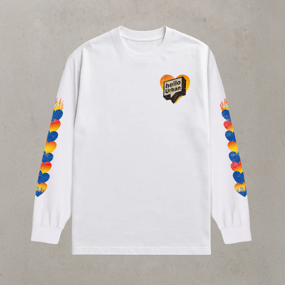Camiseta Urban White Manga Longa Bigbore