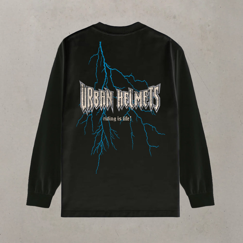 Camiseta Urban Black Manga Longa Thunder