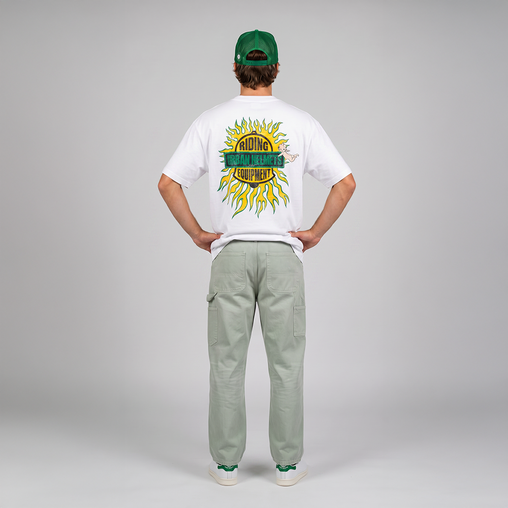 Camiseta Urban White Fire Bell