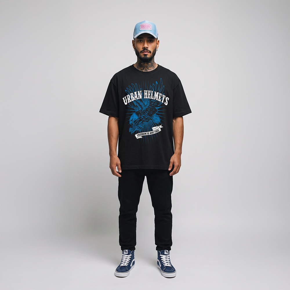 Camiseta Urban Black Free Bird