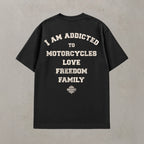 Camiseta Urban Black I Am Addicted