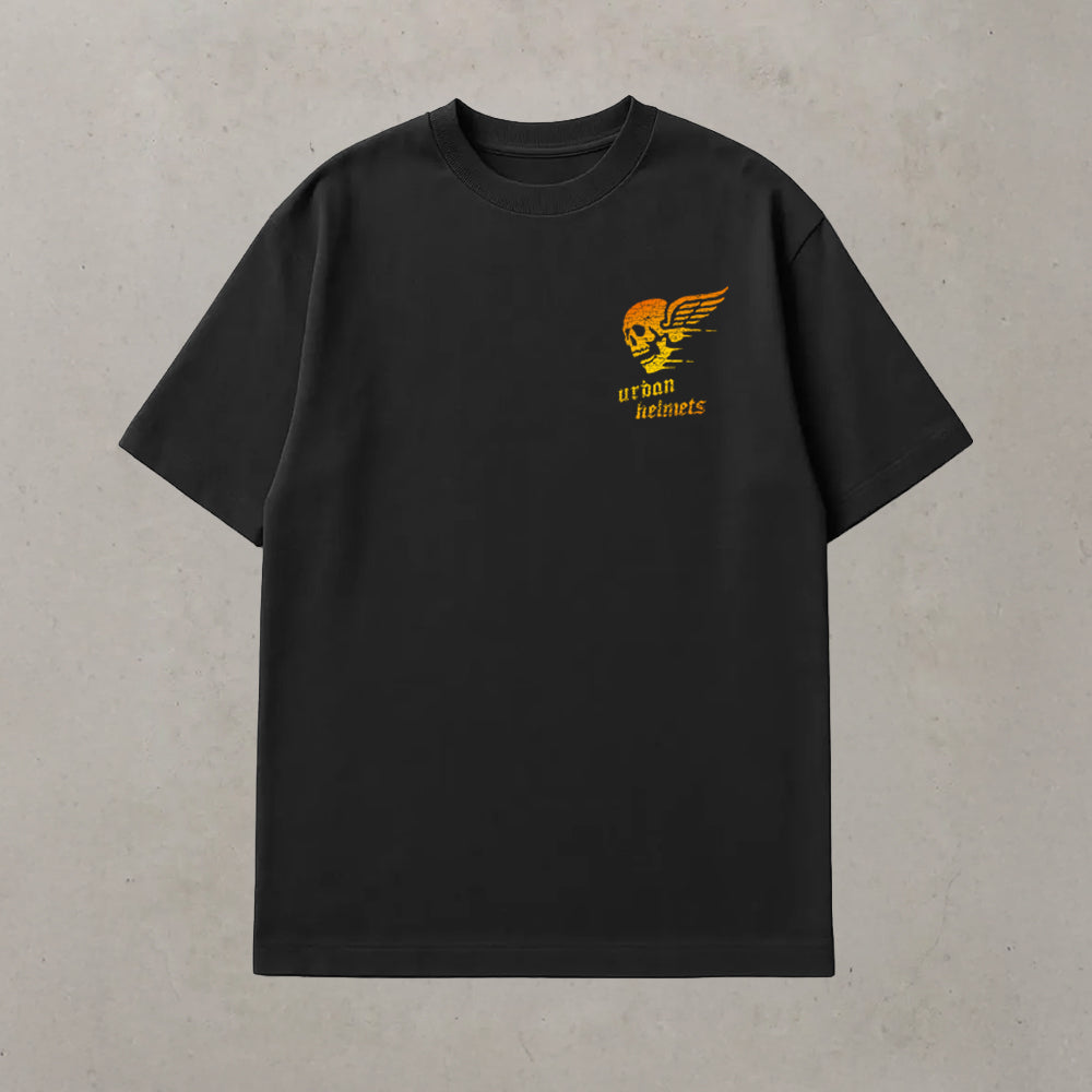 Camiseta Urban Black Rock Skull