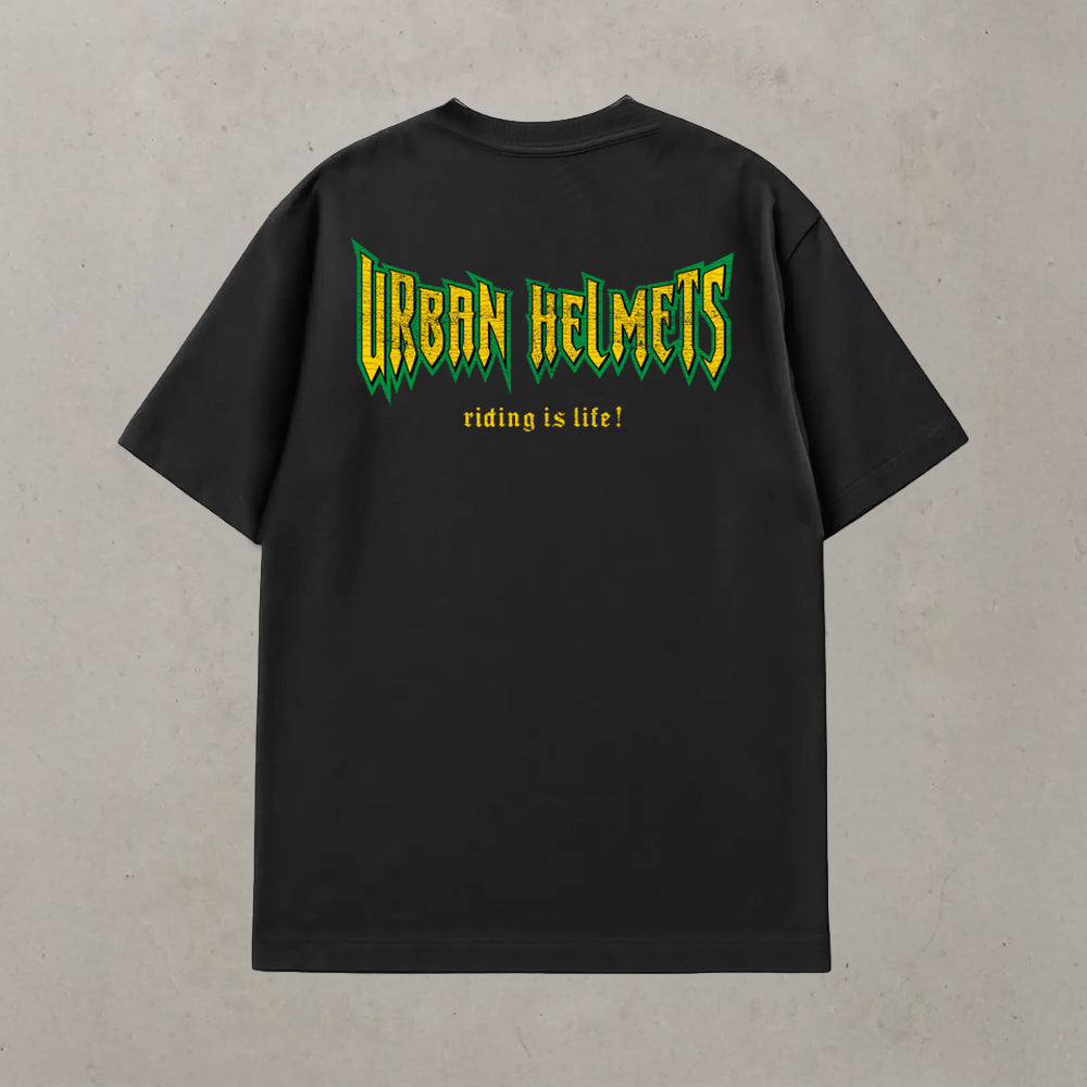Camiseta Urban Black Rock Skull