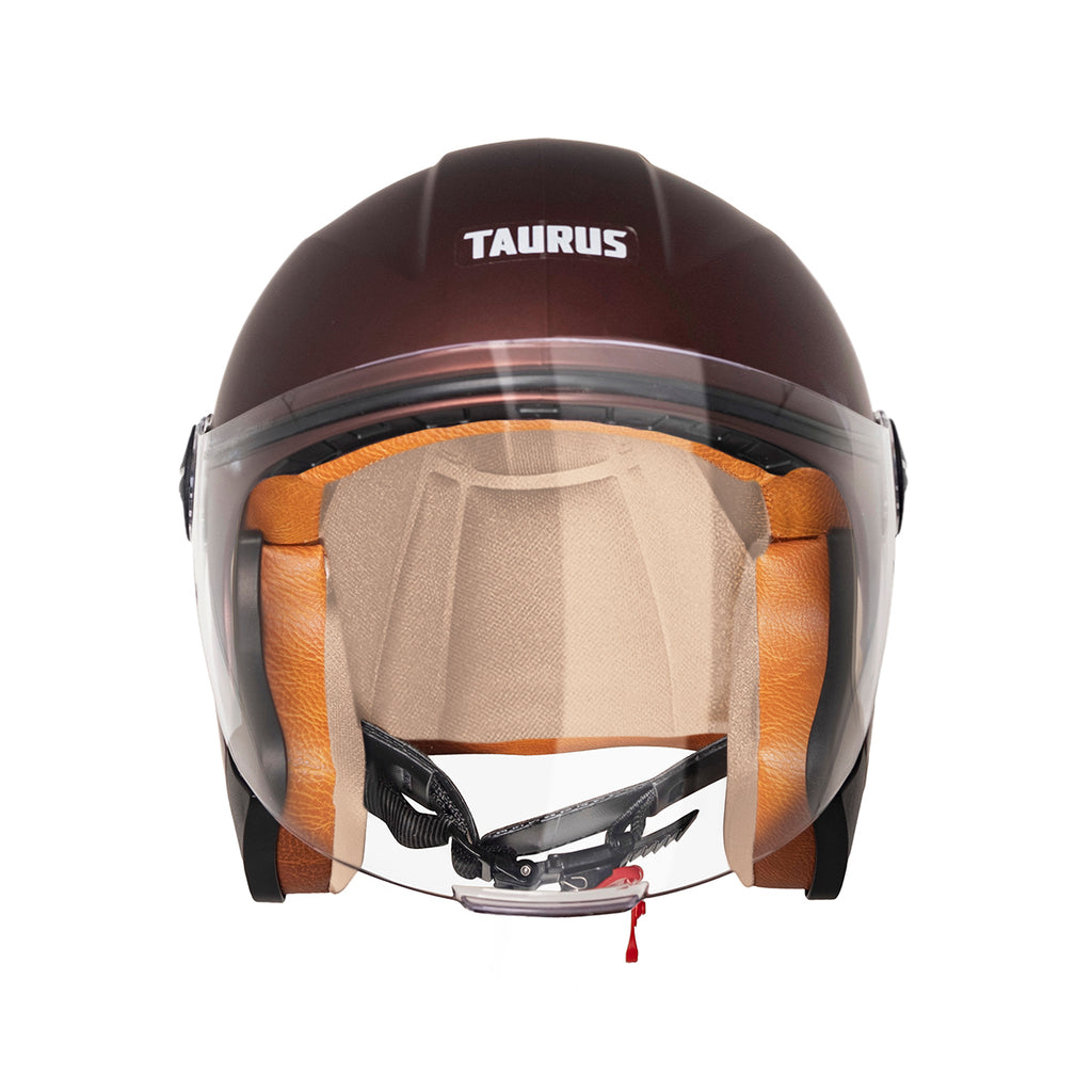 Capacete Joy23 By Taurus Marrom Fosco