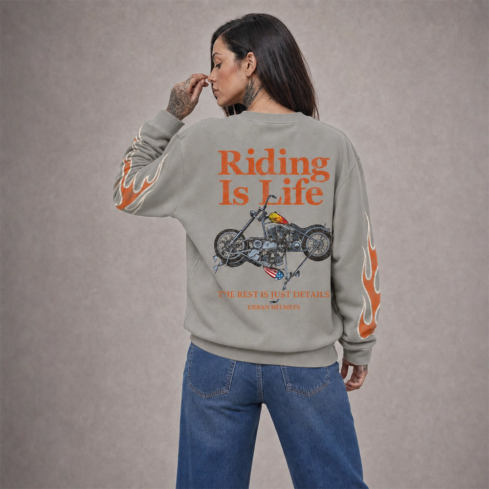 Casaco Urban Gray Riding Is Life