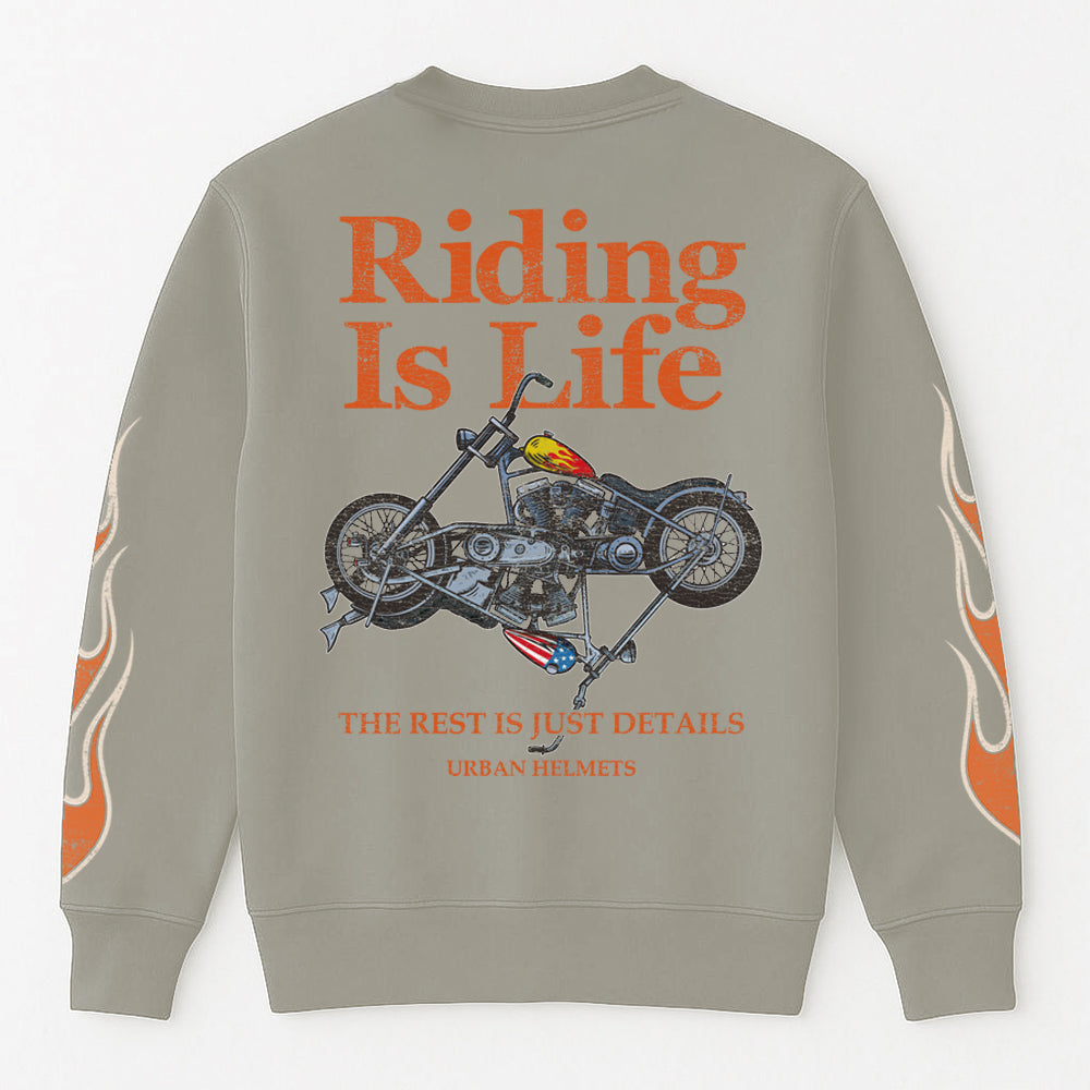 Casaco Urban Gray Riding Is Life