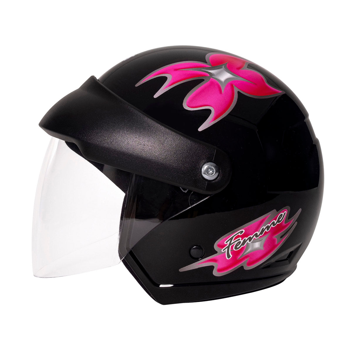Capacete Wind V3 Visor Femme Preto
