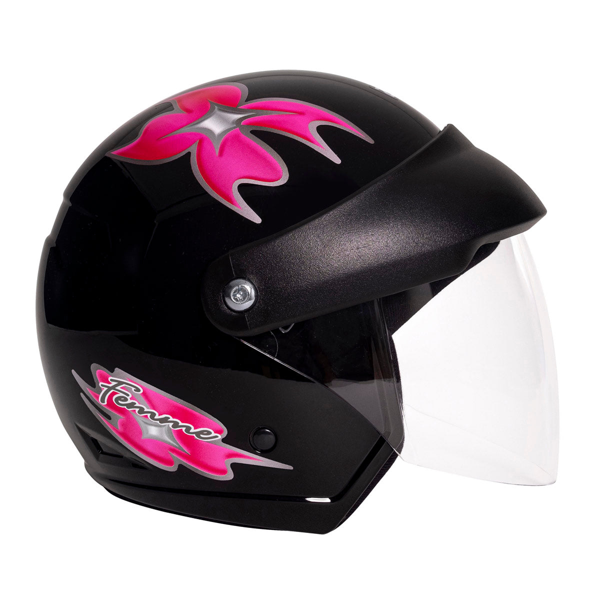 Capacete Wind V3 Visor Femme Preto