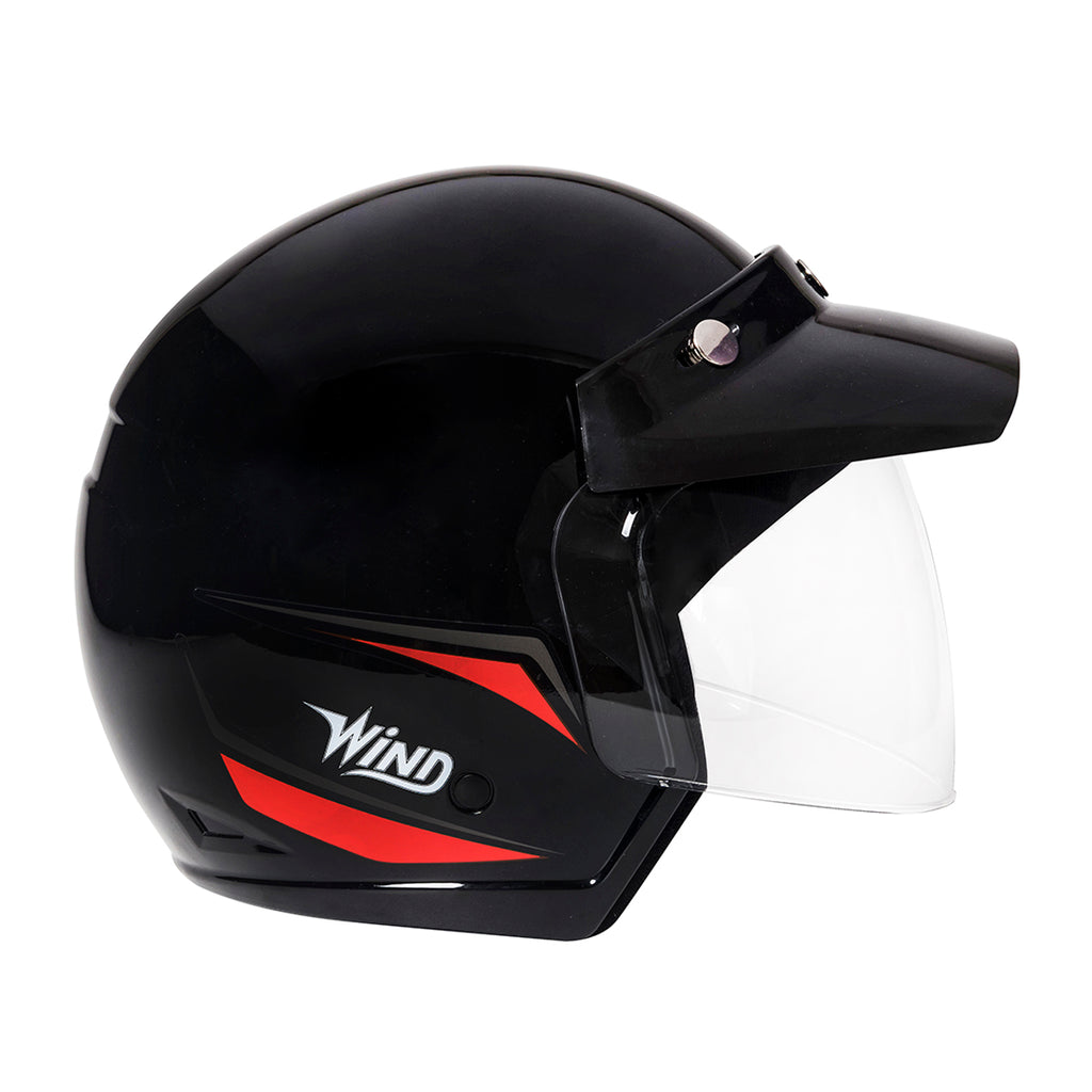 Capacete Wind V3 Tecno Preto