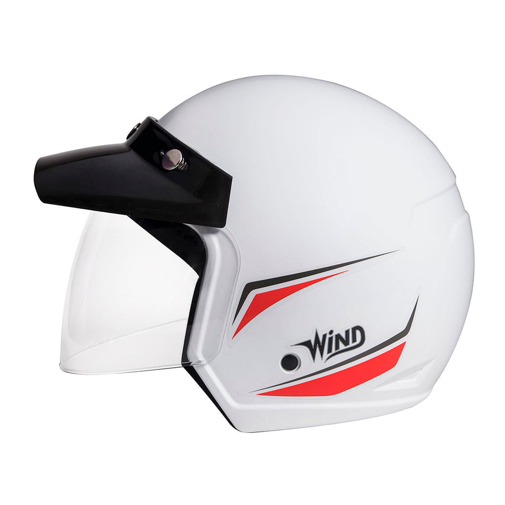 Capacete Wind V3 Tecno Branco
