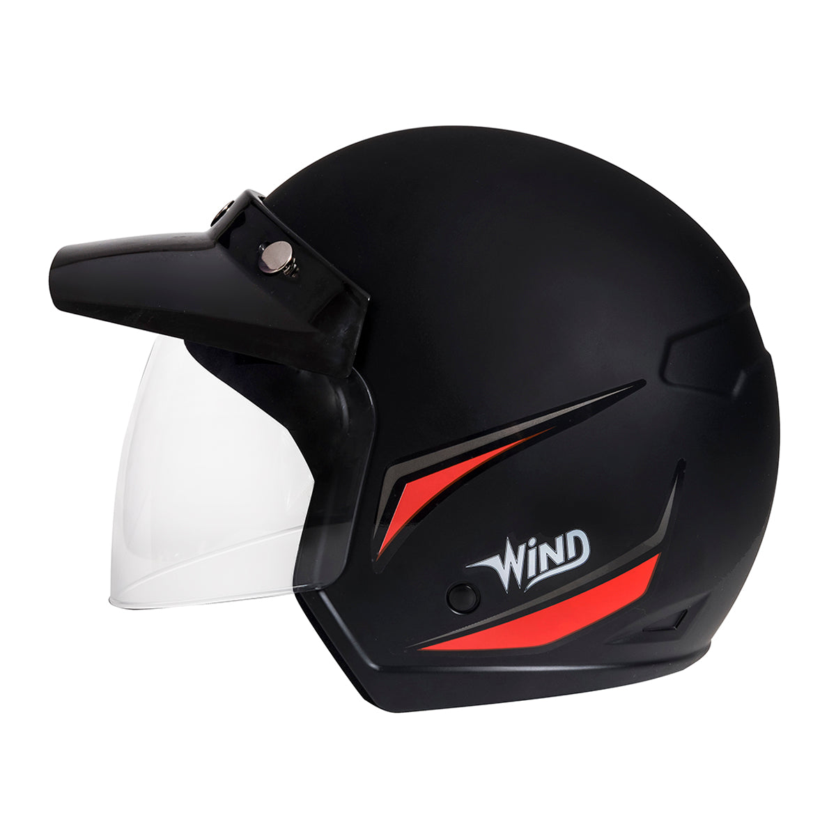 Capacete Wind V3 Tecno Preto Fosco