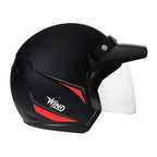Capacete Wind V3 Tecno Preto Fosco
