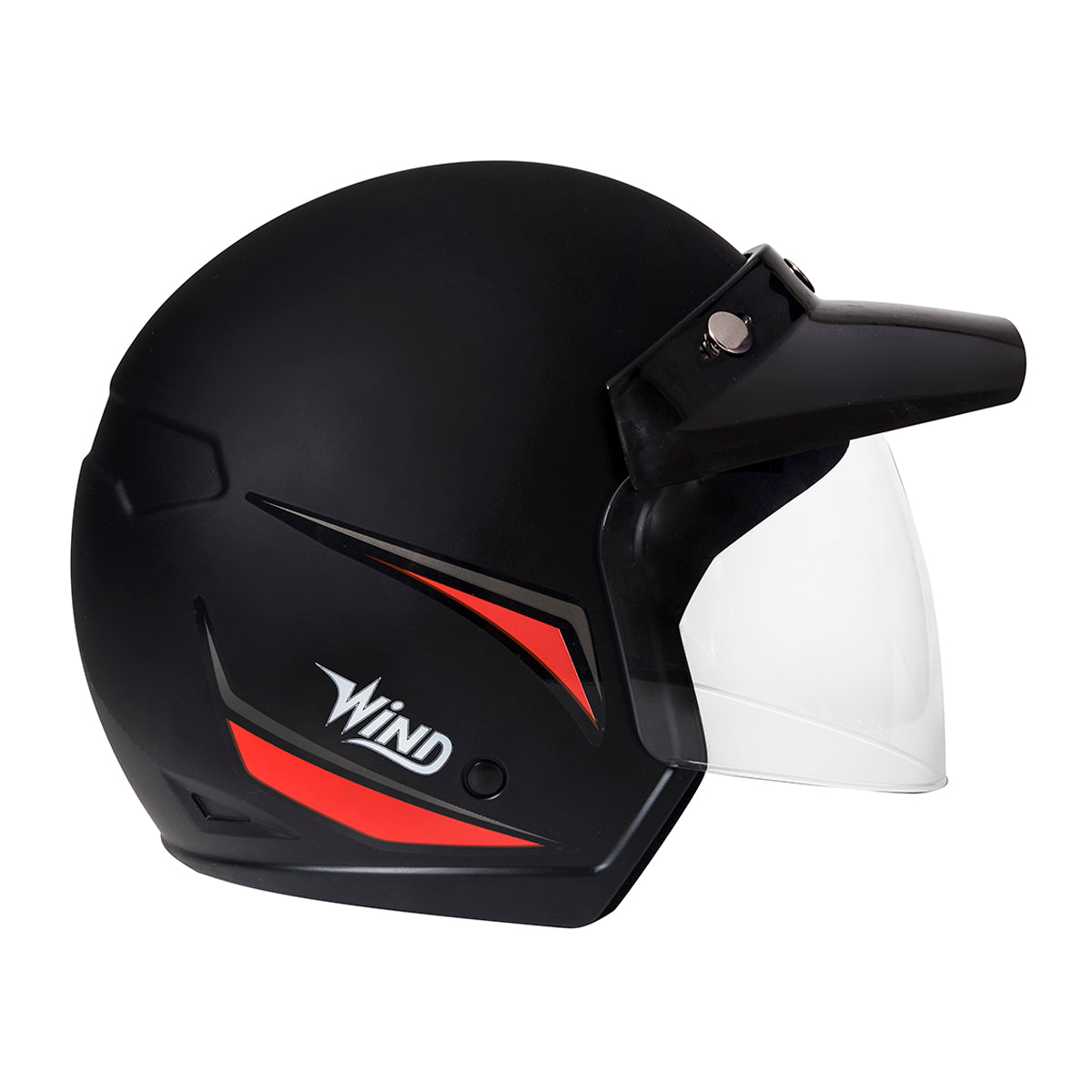 Capacete Wind V3 Tecno Preto Fosco