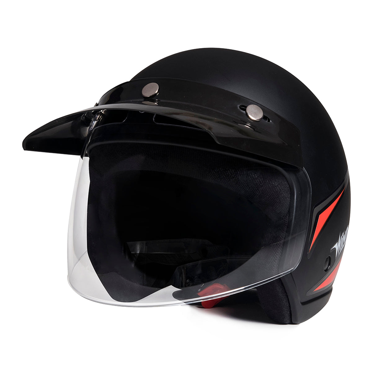 Capacete Wind V3 Tecno Preto Fosco