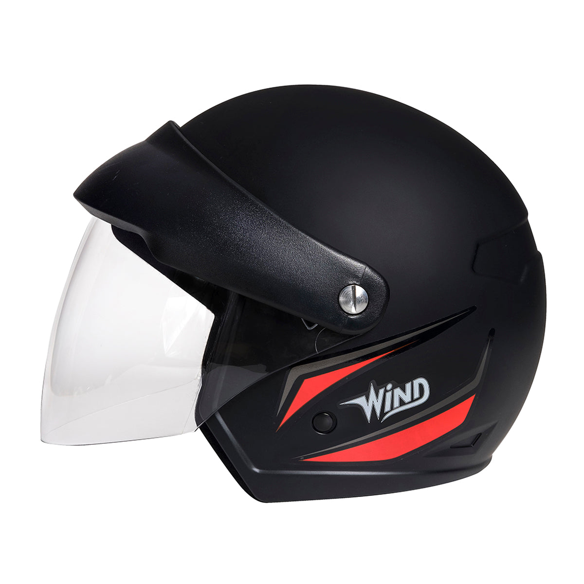 Capacete Wind V3 Tecno Visor Preto Fosco