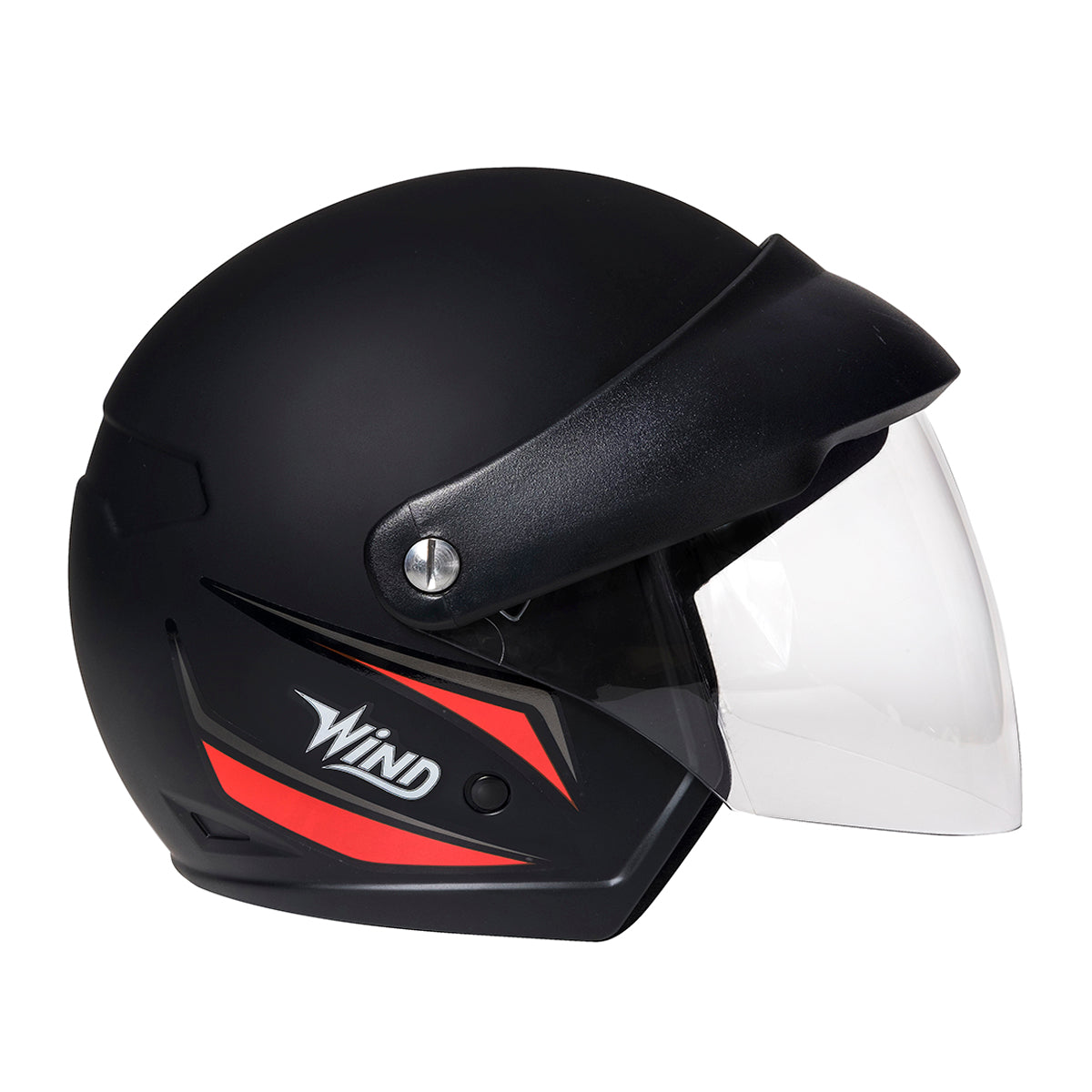 Capacete Wind V3 Tecno Visor Preto Fosco