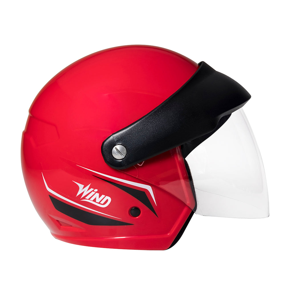 Capacete Wind V3 Tecno Visor Vermelho