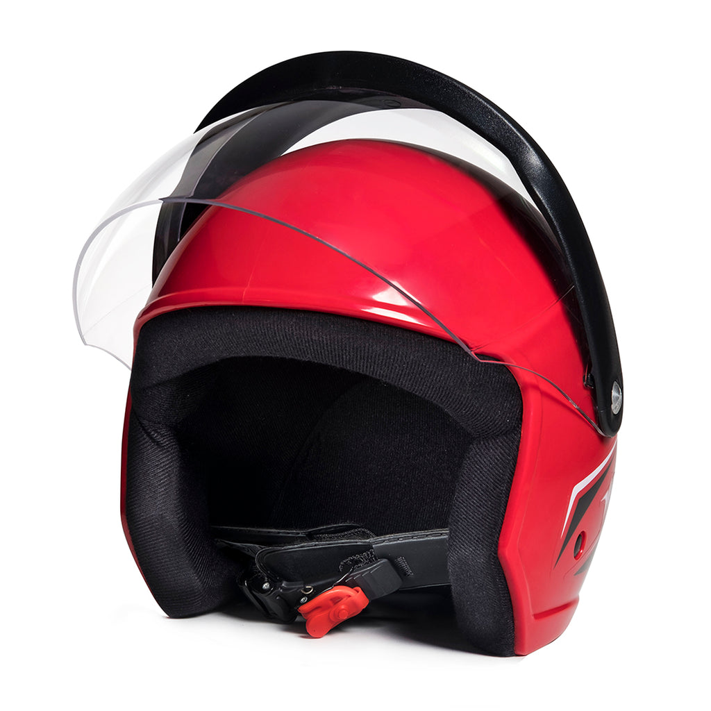 Capacete Wind V3 Tecno Visor Vermelho