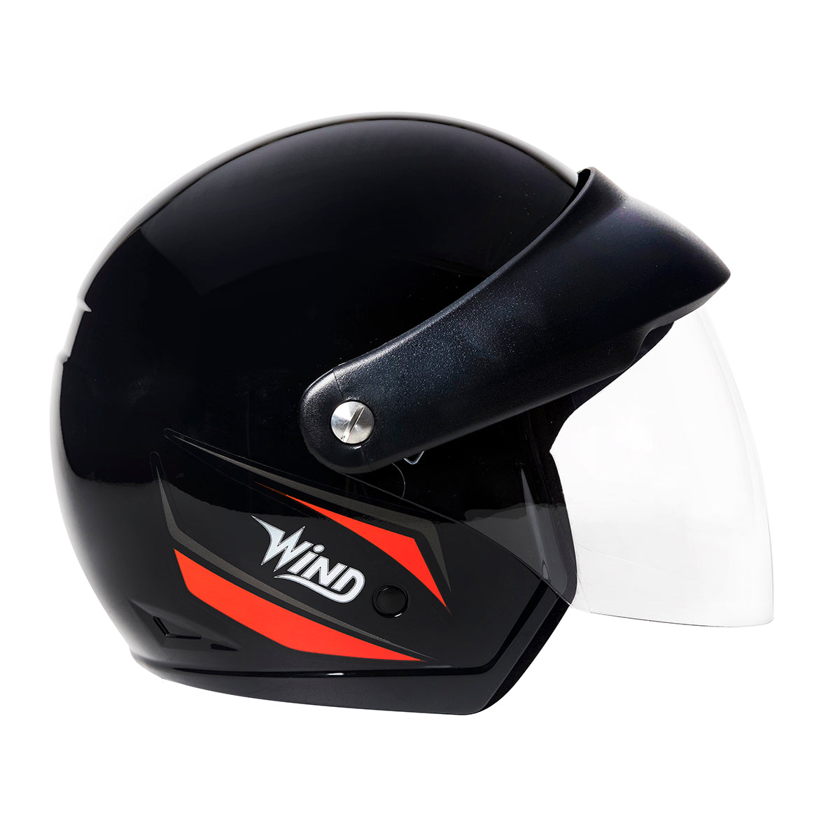 Capacete Wind V3 Tecno Visor Preto