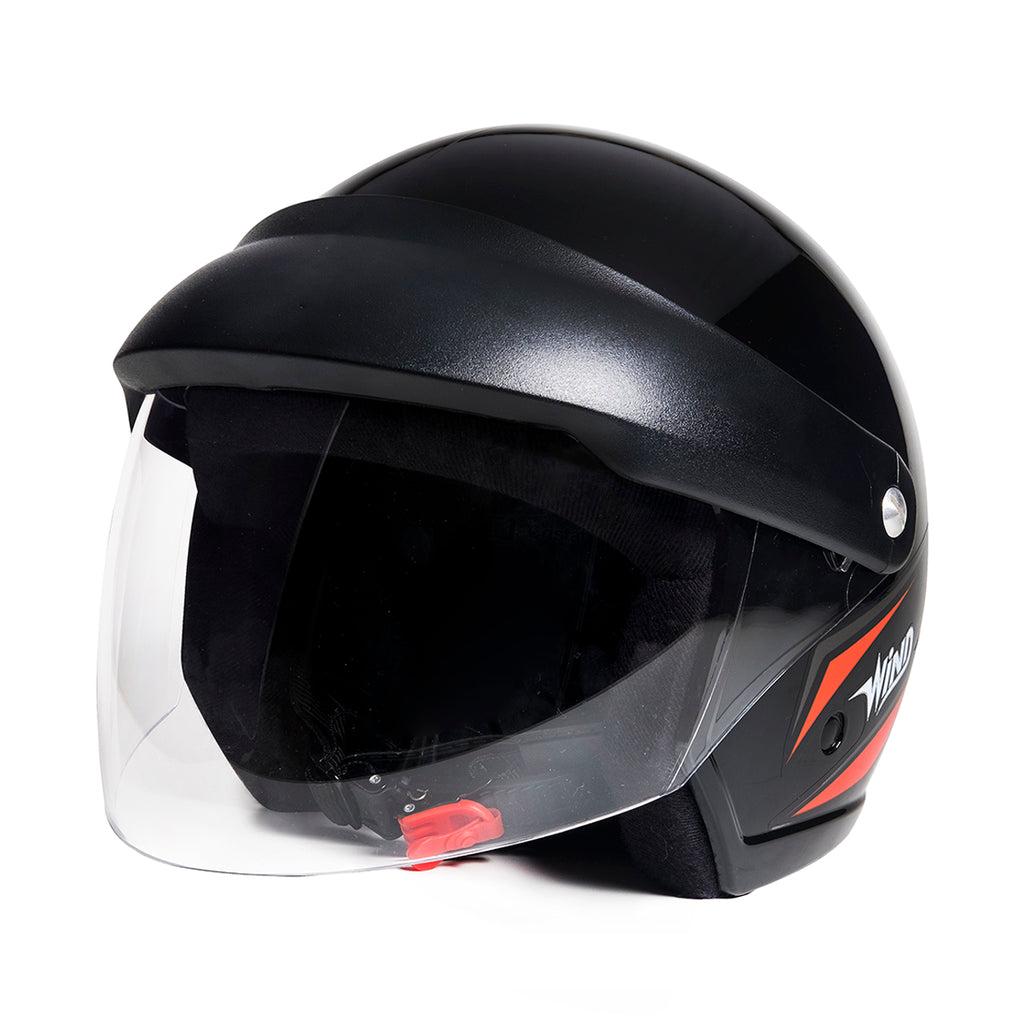 Capacete Wind V3 Tecno Visor Preto