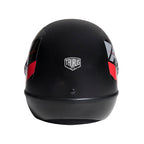 Capacete Fórmula 1 Neo Preto Fosco Vermelho
