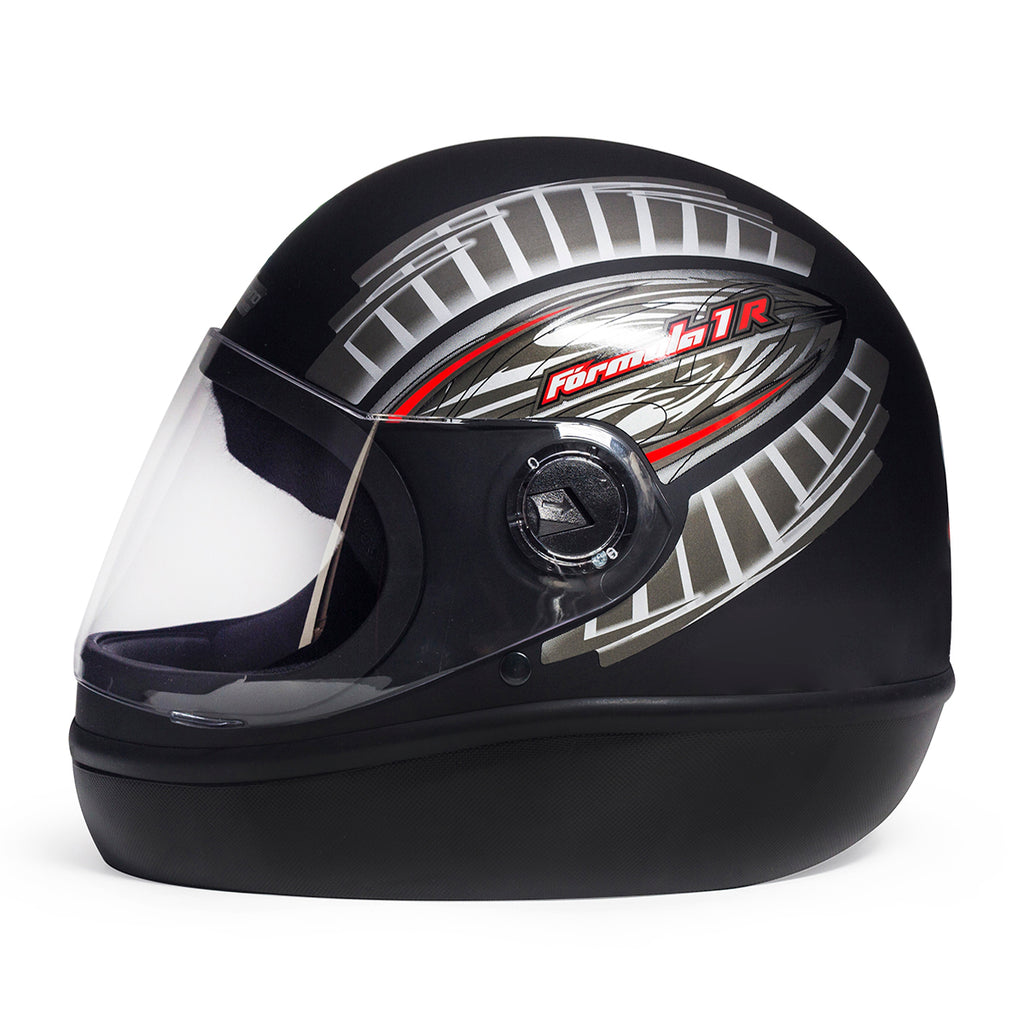 Capacete Fórmula 1 Graphic Preto Fosco
