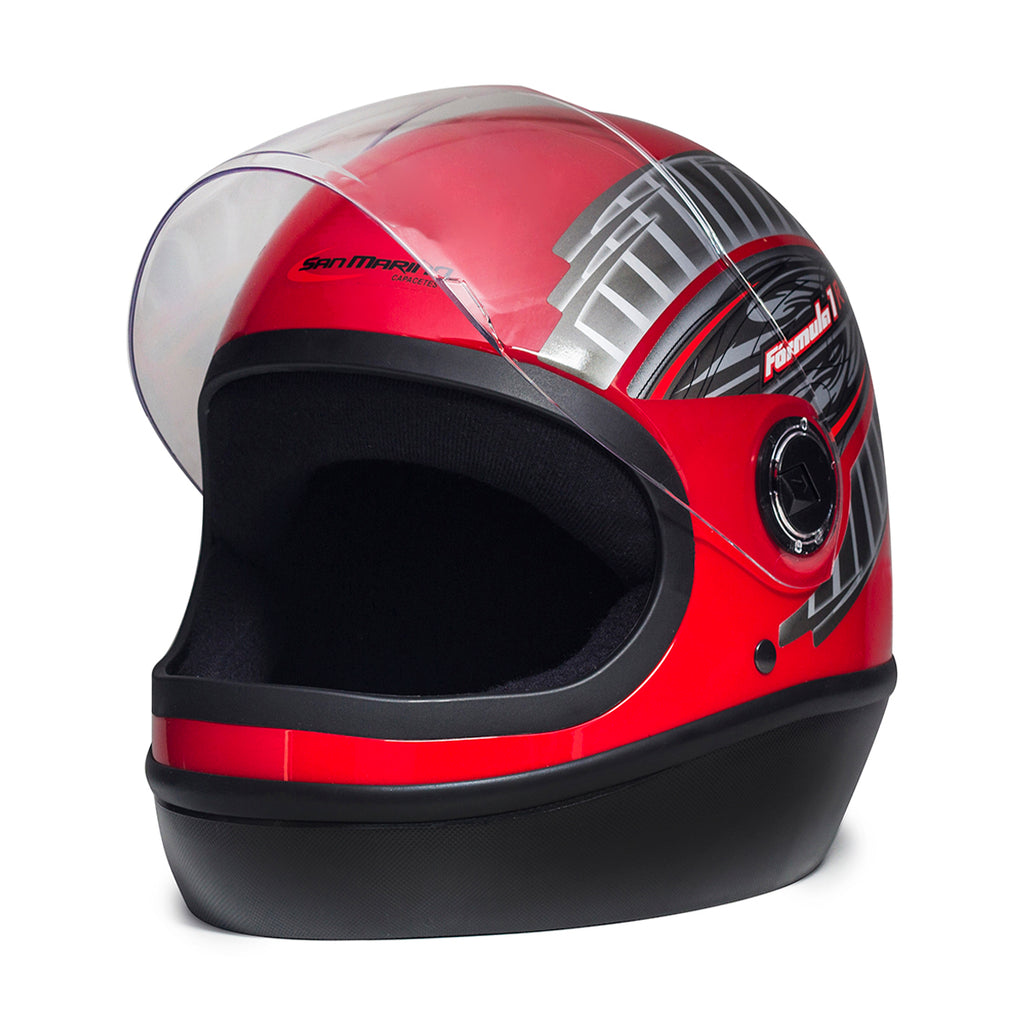 Capacete Fórmula 1 Graphic Vermelho