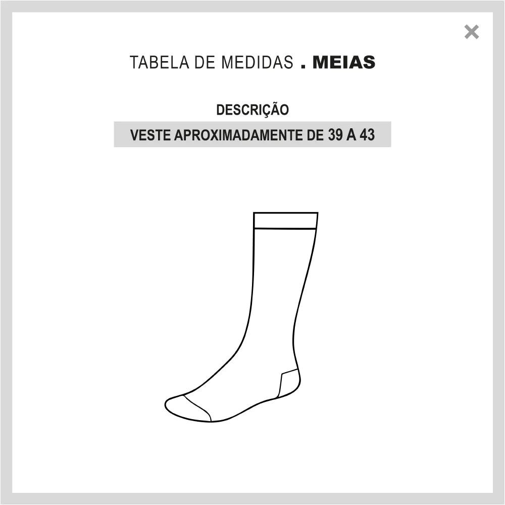 Meia Casual Urbansocks La Vie Branca