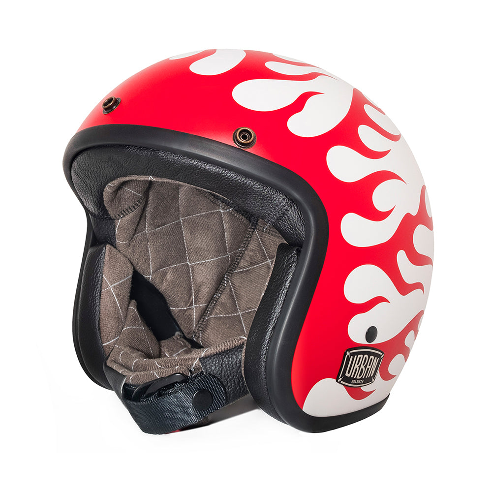 Capacete Urban Tracer Burning Branco