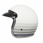 Capacete Urban Tracer Gray Stripes Branco