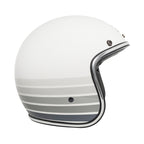Capacete Urban Tracer Gray Stripes Branco