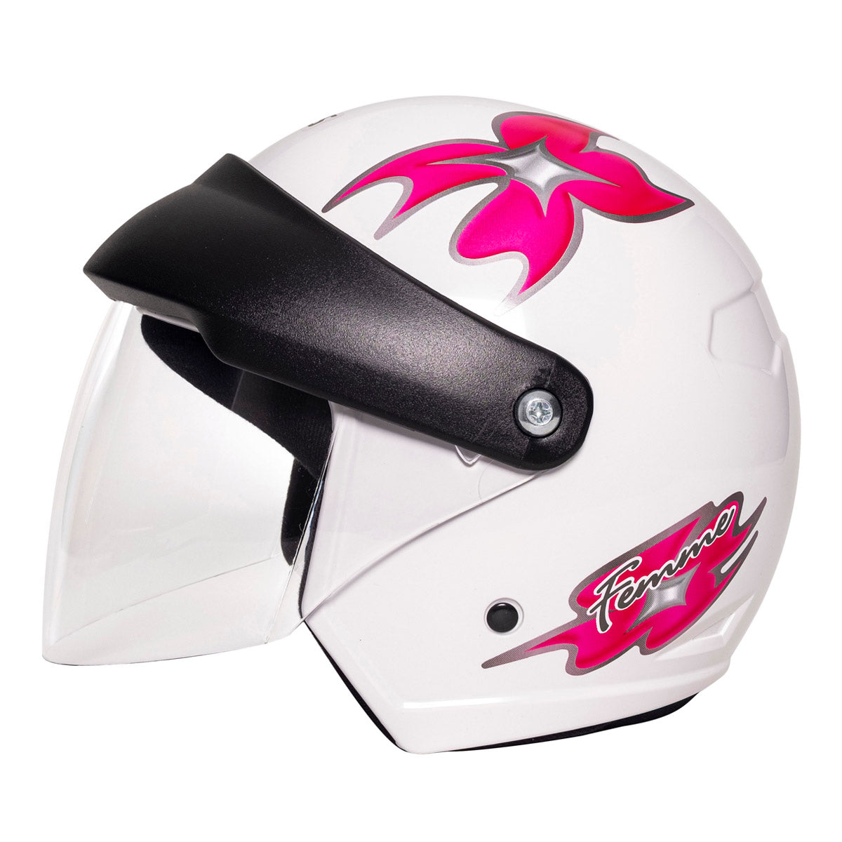 Capacete Wind V3 Visor Femme Branco
