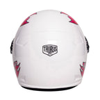 Capacete Wind V3 Visor Femme Branco