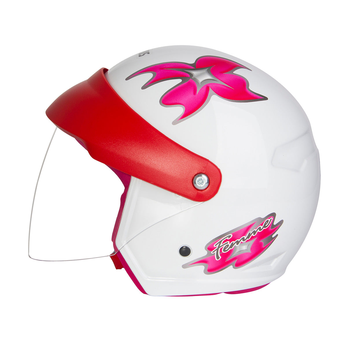Capacete Wind Visor Femme Branco