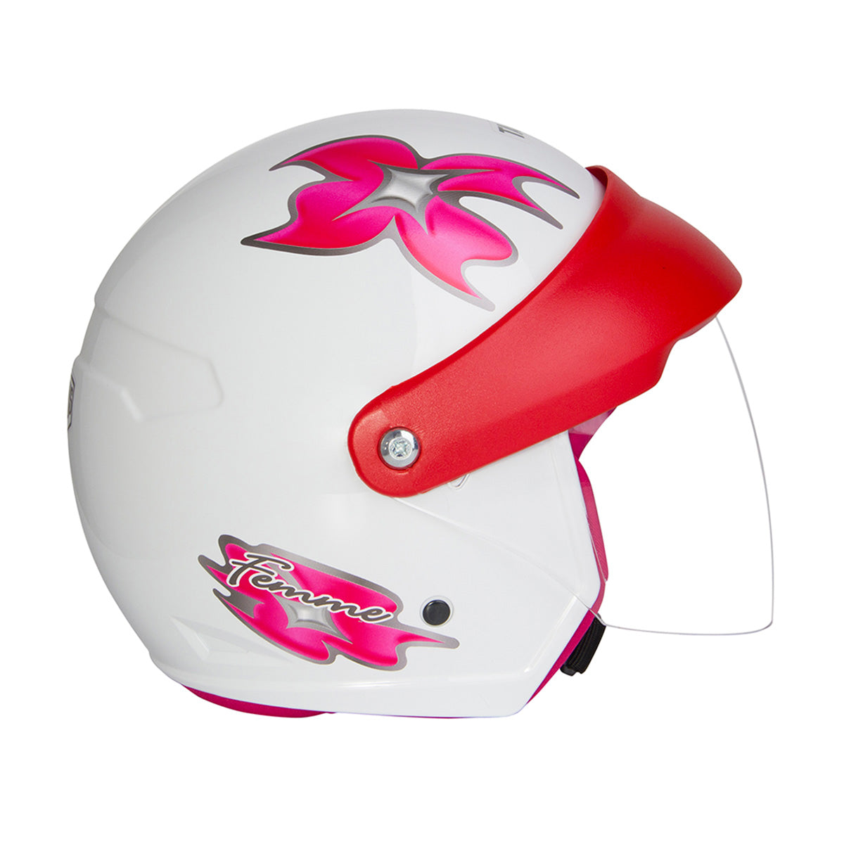 Capacete Wind Visor Femme Branco