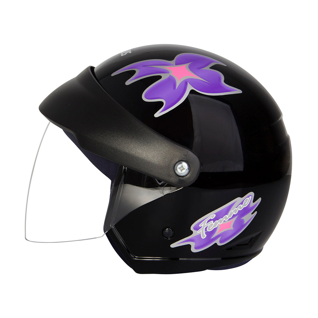 Capacete Wind Visor Femme Preto