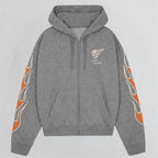 Casaco Urban Hoodie Gray Rocky Skull