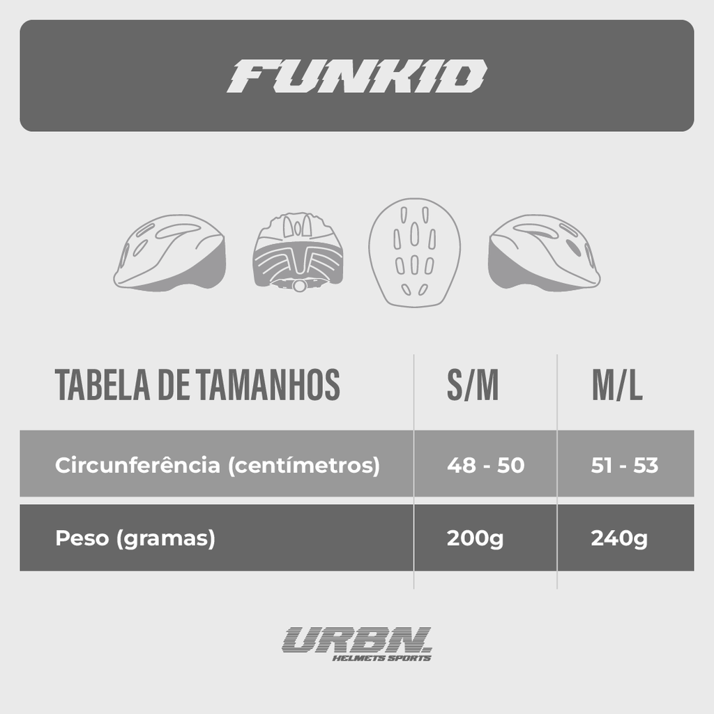 Capacete Infantil Urban Sports Fun Kid Flamengo