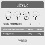 Capacete Urban Sports Lev Matte Black