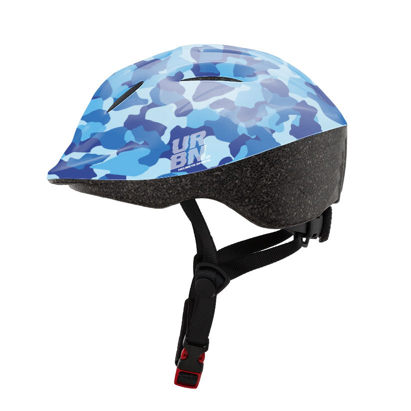 Capacete Urban Sports Kids Camo Azul